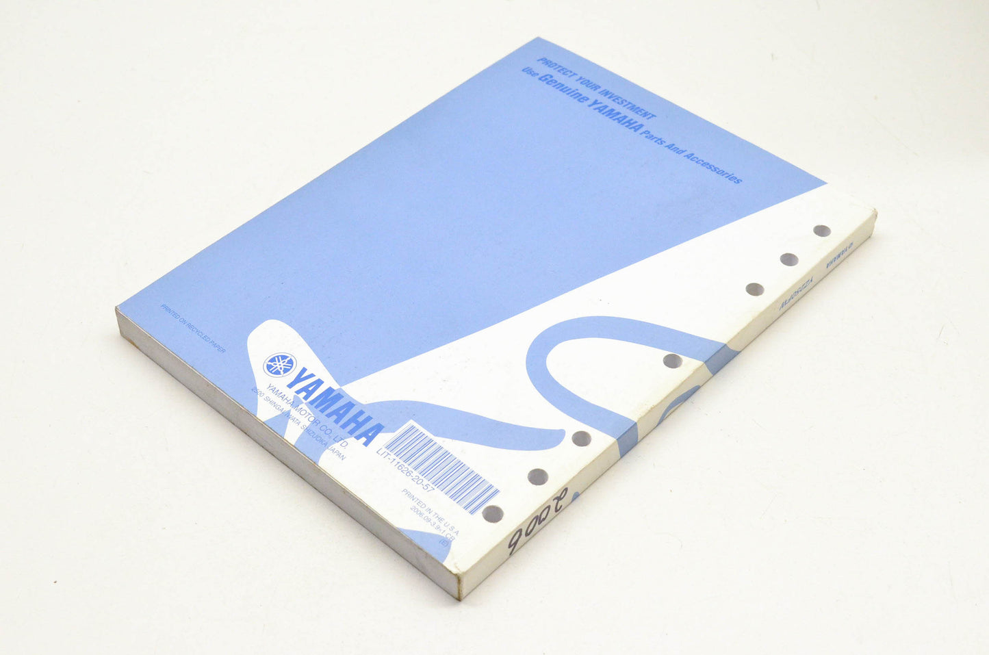 OEM Yamaha LIT-11626-20-57 YZ250FW Owner's Service Manual