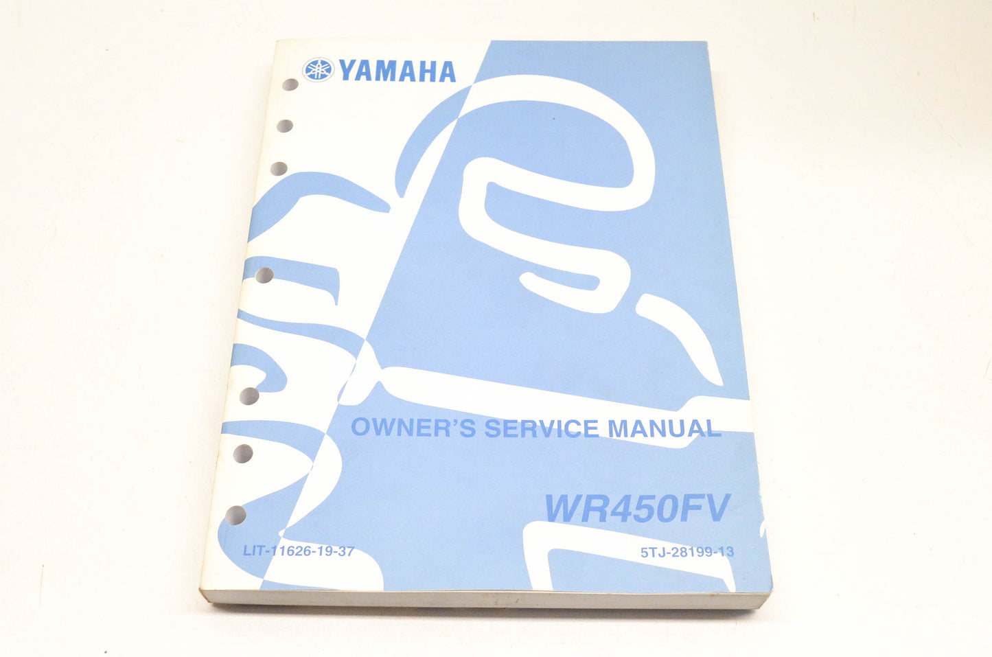 OEM Yamaha LIT-11626-19-37 WR450FV Owner's Service Manual