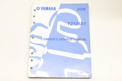 OEM Yamaha LIT-11626-21-43 YZ125X1 Owner's Service Manual
