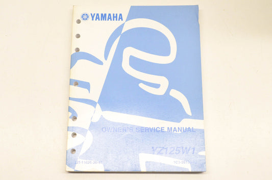 OEM Yamaha LIT-11626-20-47 YZ125W1 Owner's Service Manual
