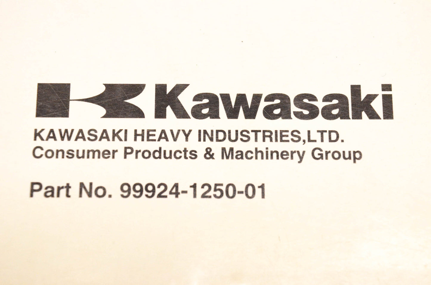 OEM Kawasaki 99924-1250-01 Super Sherpa Service Manual