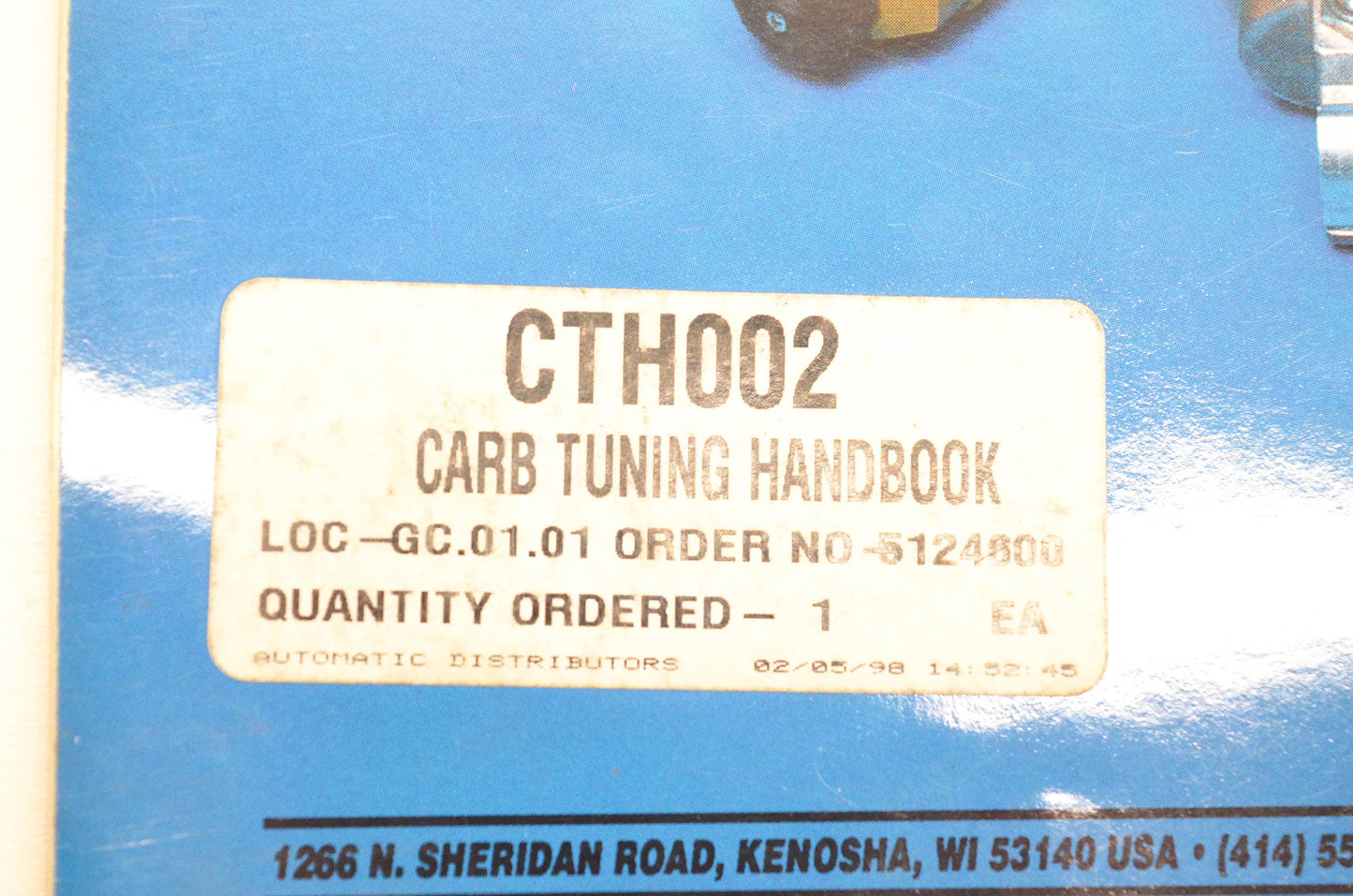 AAEE Performance CTH002, 5124600 Olav Aaeen's Carb Tuning Handbook