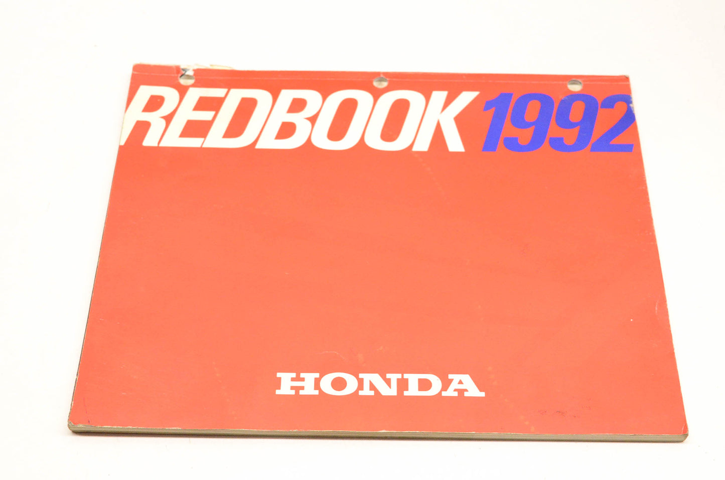 OEM Honda A4000 Redbook 1992