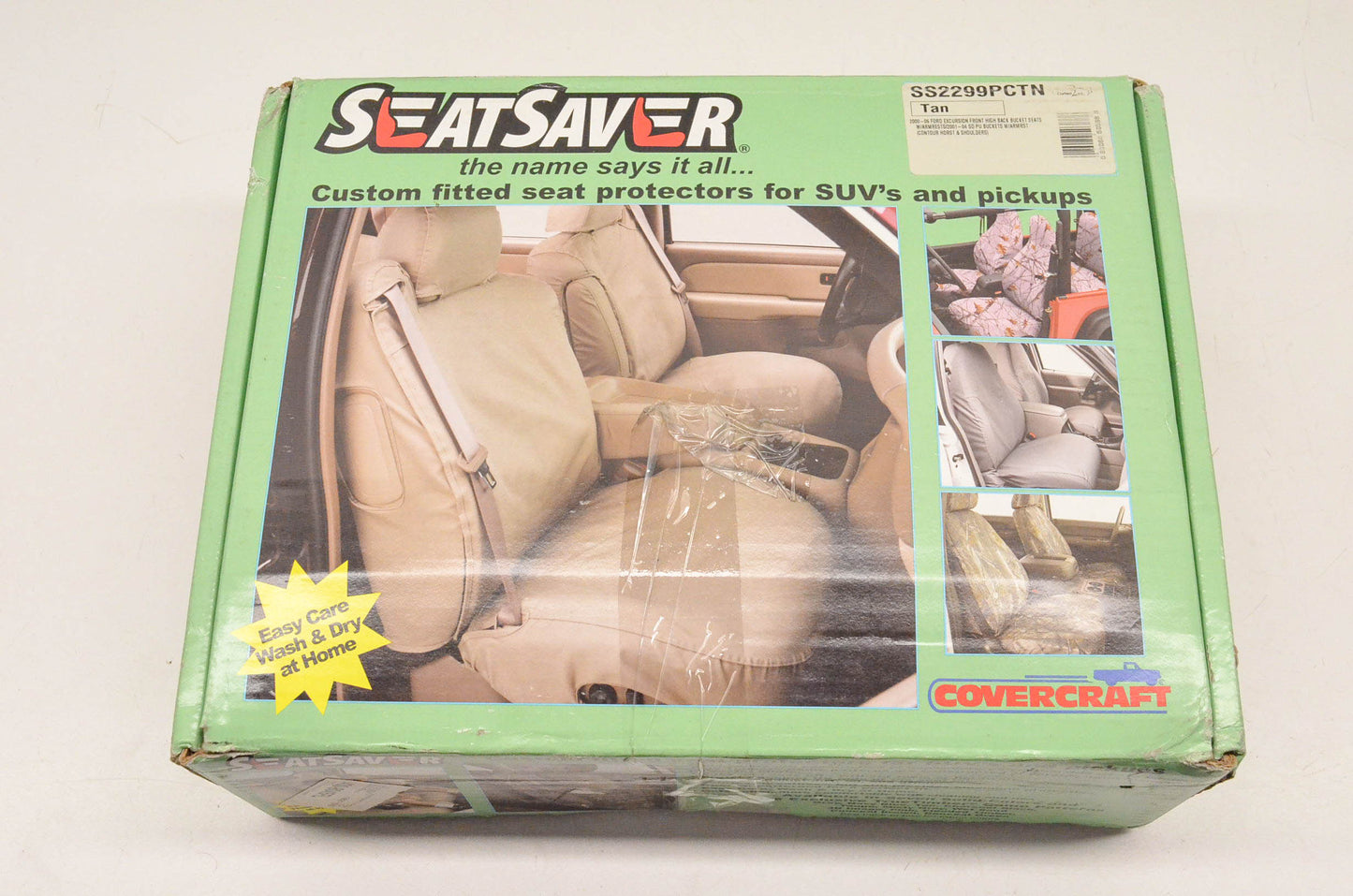 Seat Saver SS2299PCTN Seat Covers Tan NOS