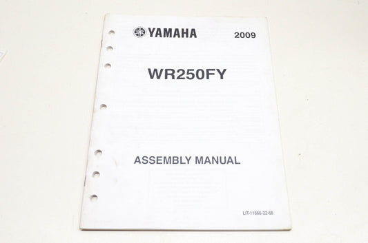 OEM Yamaha LIT-11666-22-66 WR250FY Assembly Manual