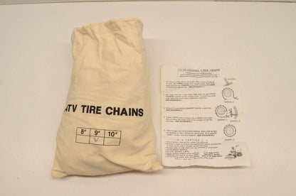 Cycle Country 50-0020 9" V-Bar ATV Tire Chains NOS