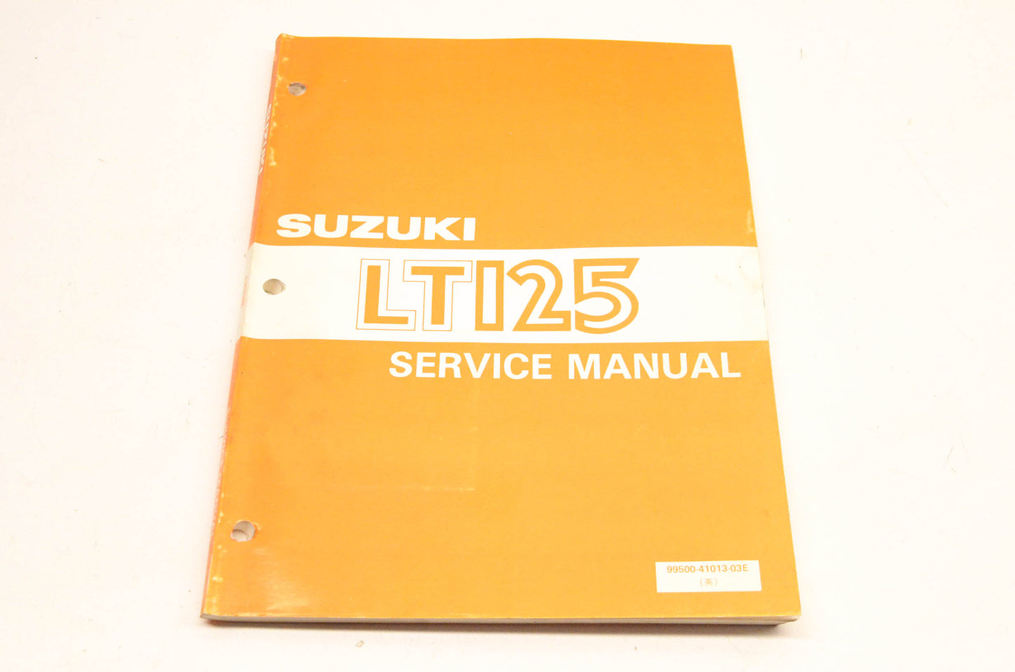New OEM Suzuki 99500-41013-03E LT125 Service Manual NOS