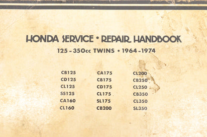 Clymer M320 Honda 125-350cc Twins Handbook 1964-74