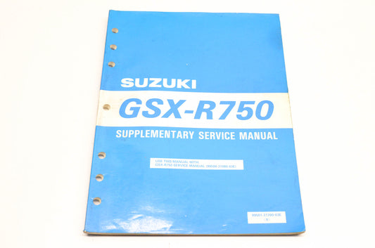 OEM Suzuki 99501-37200-03E GSX-R750 Supplementary Service Manual