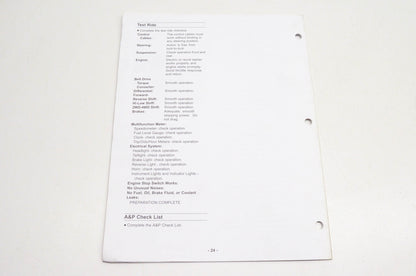 OEM Kawasaki 99931-1421-01 KVF700-A1/B1 ATV Assembly And Preparation Manual