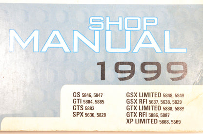 Sea Doo 219100094 1999 Shop Manual