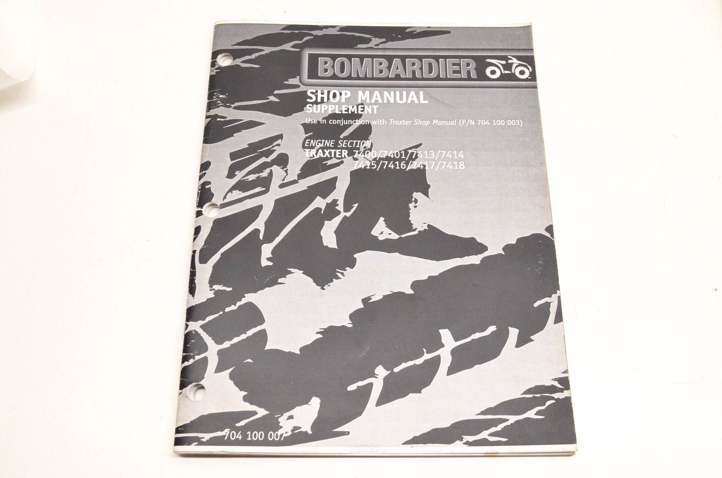 Bombardier 704100007 Shop Manual Supplement