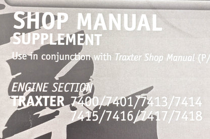 Bombardier 704100007 Shop Manual Supplement