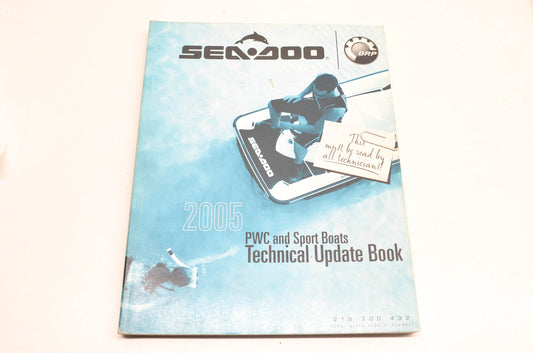 Sea Doo 219700432 2005 PWC Sport Boats Technical Update Book
