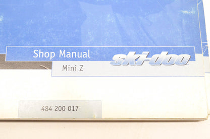 Ski Doo 484200017 Mini Z Shop Manual