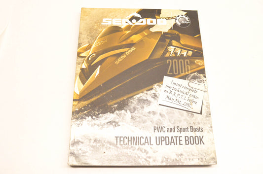 Sea Doo 219700607 2006 PWC Sport Boats Technical Update Book