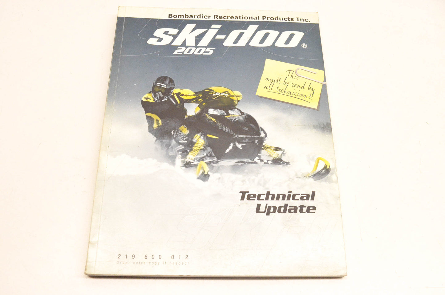 Ski Doo 219600012 2005 Technical Update Manual