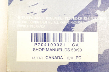 Bombardier 704100021 2002 DS50/90 Shop Manual