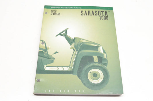Bombardier 219100193 Sarasota 1000 Shop Manual