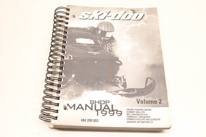 Ski Doo 484200003 1999 Volume 2 Shop Manual