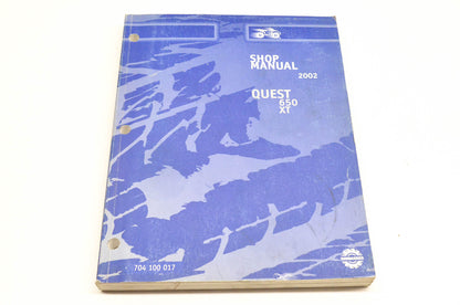 Bombardier 704100017 2002 Quest 650/XT Shop Manual