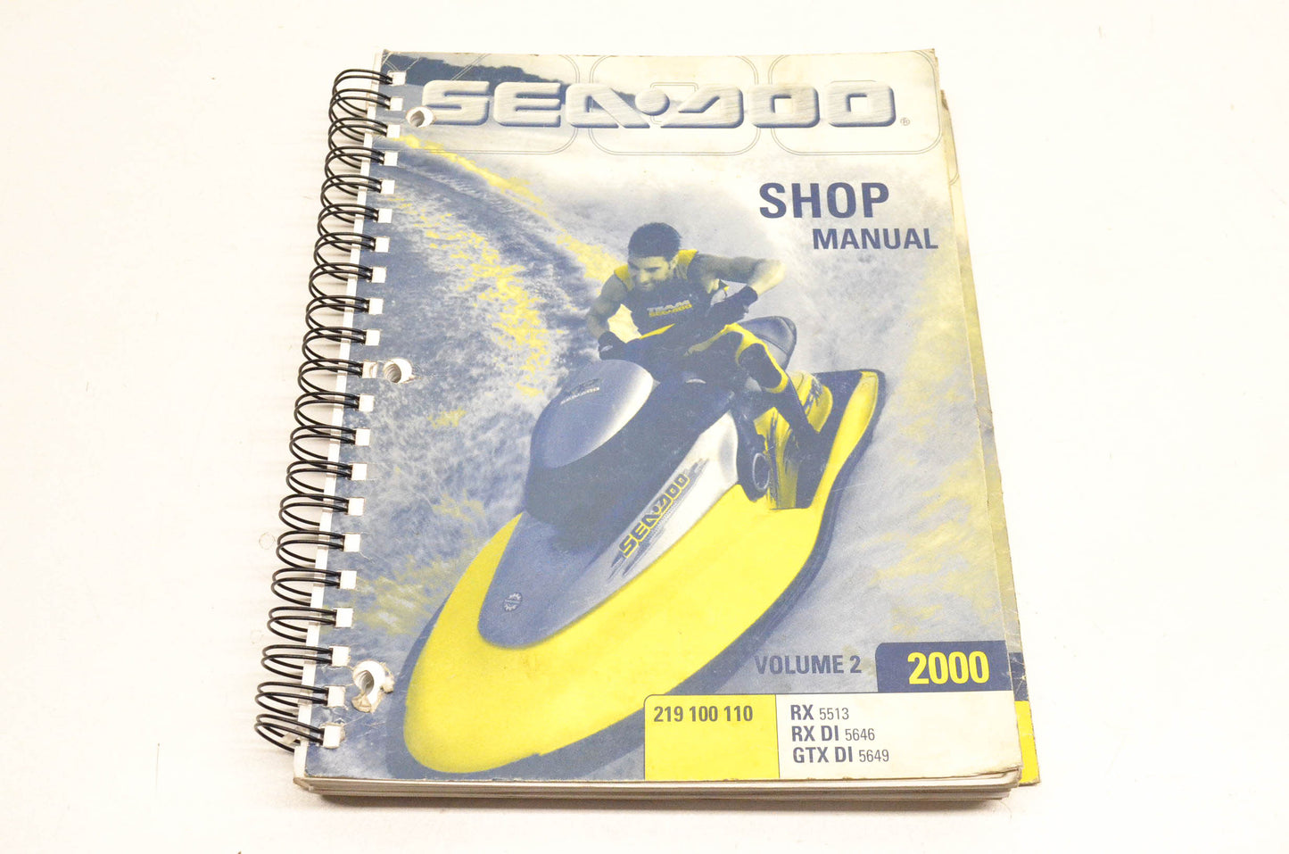 Sea Doo 219100110 2000 Volume 2 Shop Manual