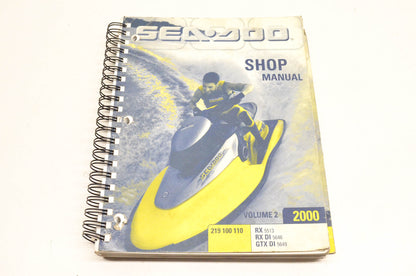 Sea Doo 219100110 2000 Volume 2 Shop Manual
