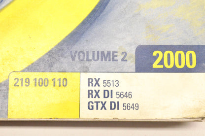 Sea Doo 219100110 2000 Volume 2 Shop Manual