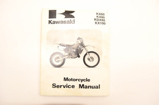 OEM Kawasaki 99924-1094-04 KX60/80/100 KDX80 Service Manual