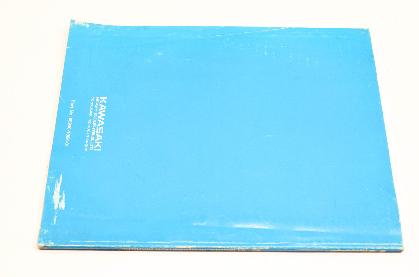 OEM Kawasaki 99930-1006-01 1992-94 Model Recognition Manual