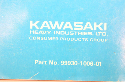 OEM Kawasaki 99930-1006-01 1992-94 Model Recognition Manual