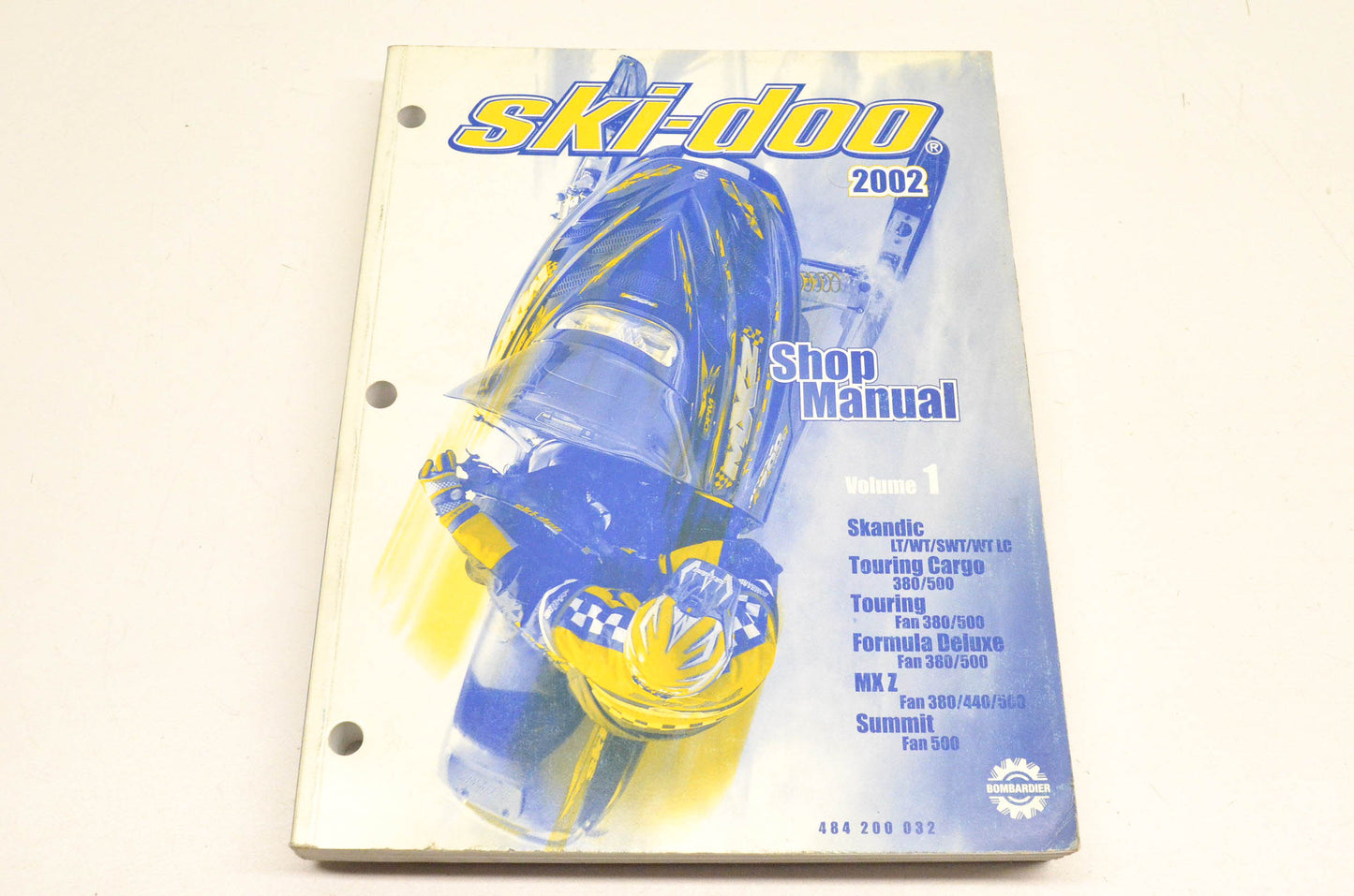 Ski Doo 484200032 2002 Volume 1 Shop Manual