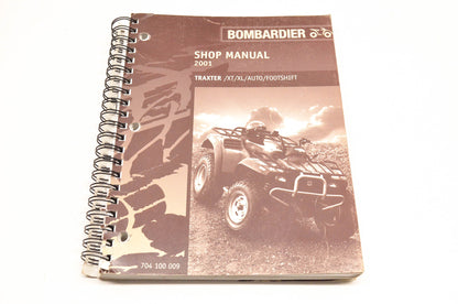 Bombardier 704100009 2001 Traxter Shop Manual