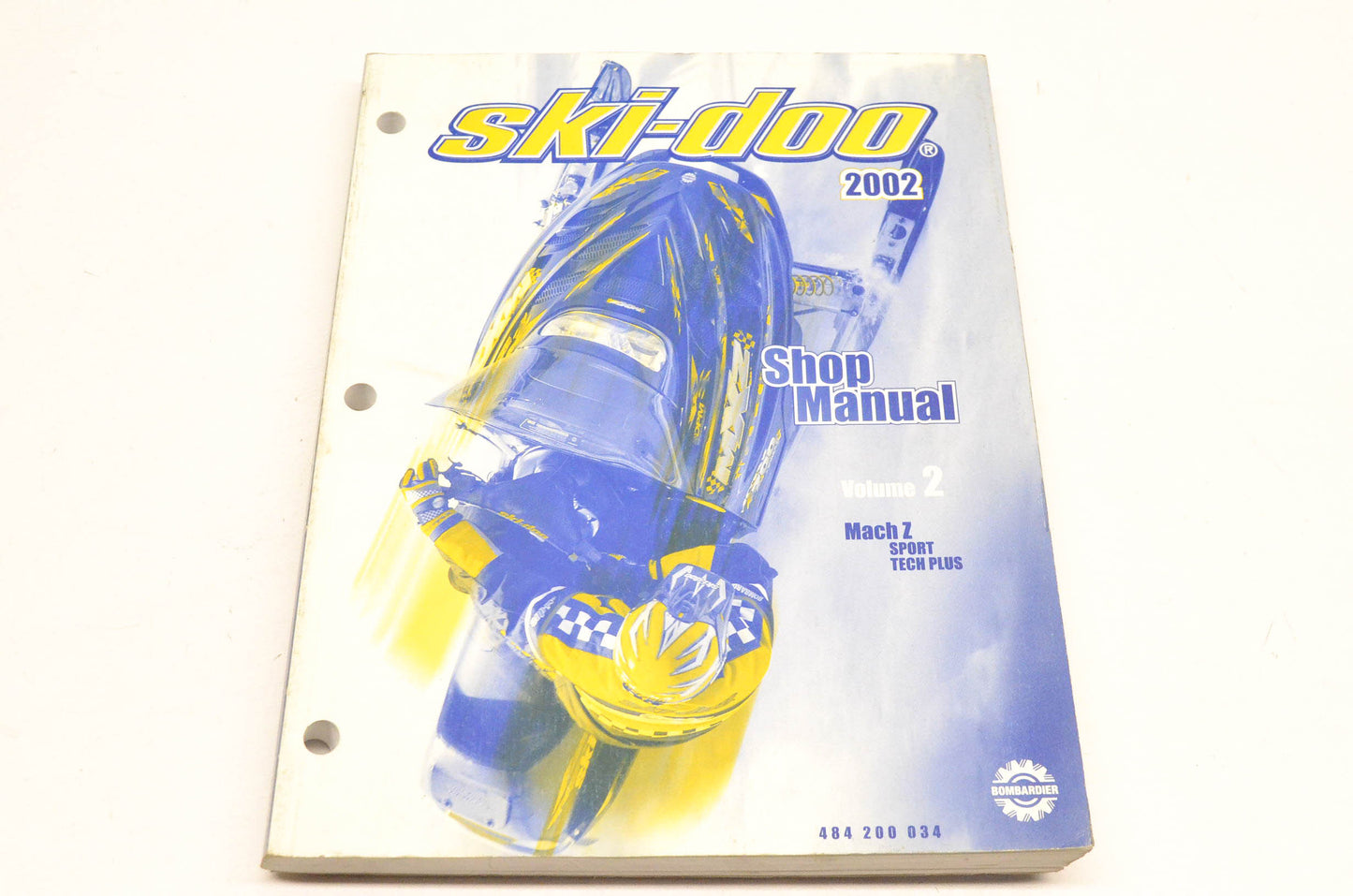 Ski Doo 484200034 2002 Volume 2 Mach Z Sport Tech Plus Shop Manual