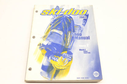 Ski Doo 484200034 2002 Volume 2 Mach Z Sport Tech Plus Shop Manual