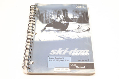 Ski Doo 484200024 2001 Volume 2 Shop Manual