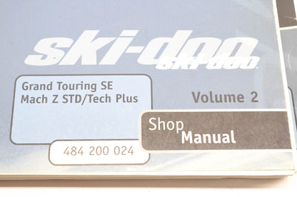 Ski Doo 484200024 2001 Volume 2 Shop Manual