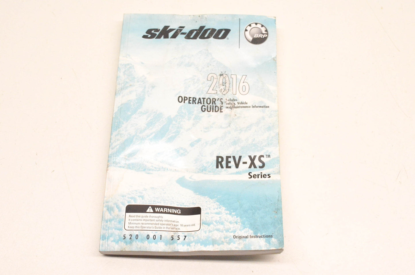 Ski Doo 520001557 2016 REV-XS Series Operator's Guide