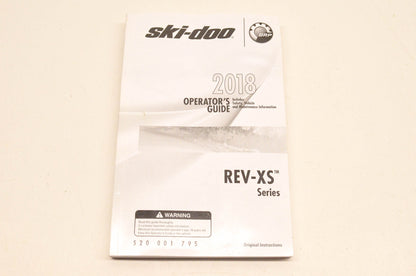 Ski Doo 520001795 2018 Rev-XS Series Operator's Guide