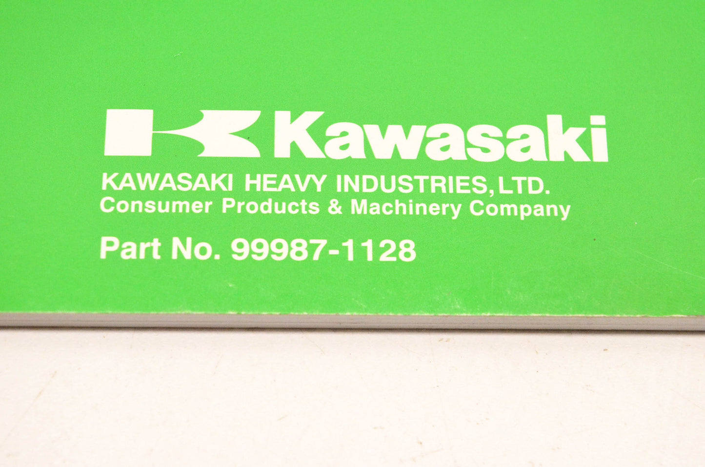 OEM Kawasaki 99987-1128 KLX110 Owner's Manual