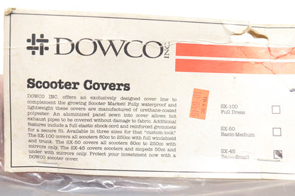 Dowco SX-45 Small Basic Gray Scooter Cover NOS
