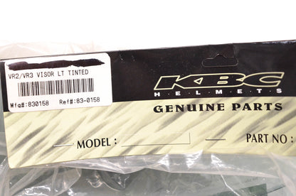 KBC 83-0158, 830158 VR2/VR3 Visor NOS