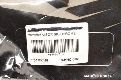 KBC 830161, 83-0161 VR2/VR3 Silver Chrome Visor NOS