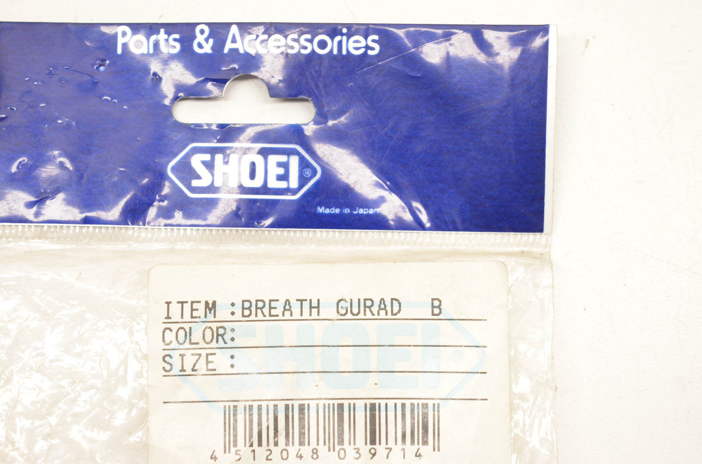 Shoei 01-336 Breath Guard NOS