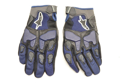 Alpinestars 356754 Medium Blue SMX-3 Gloves NOS