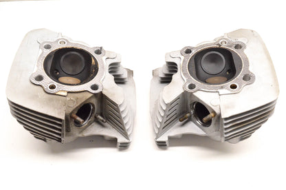 OEM Harley Davidson 16723-99, 16725-99 Silver Twin Cam Cylinder Heads 1999-2006