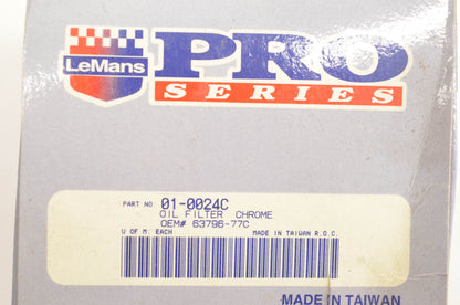Lemans 01-0024C, 63796-77C Pro Series Chrome Oil Filter NOS