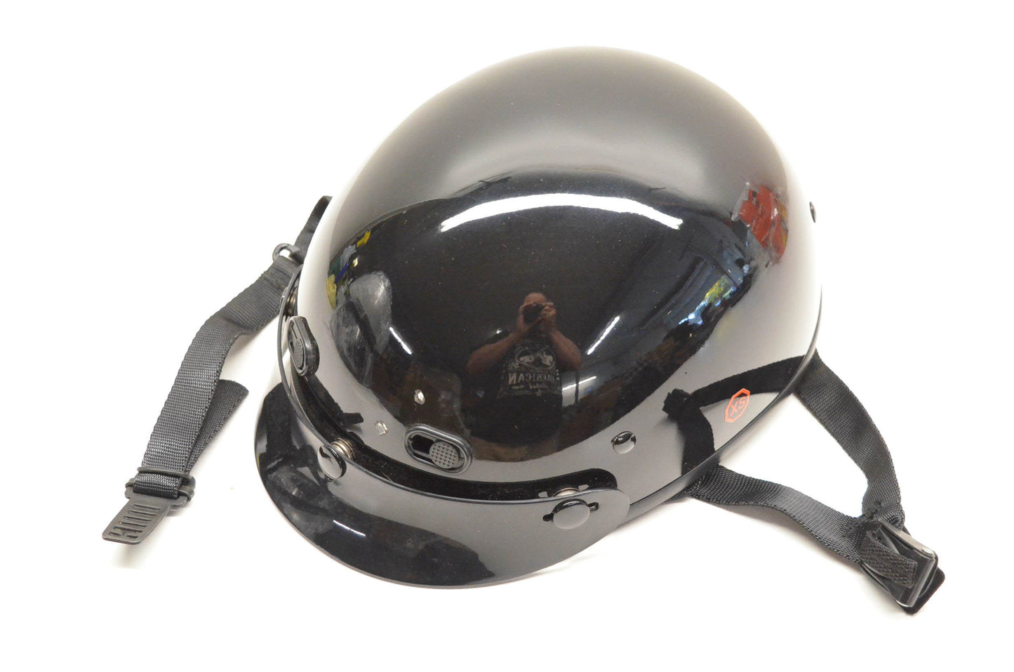 ZOX Black Mikro Helmet With Visor Extra Small NOS