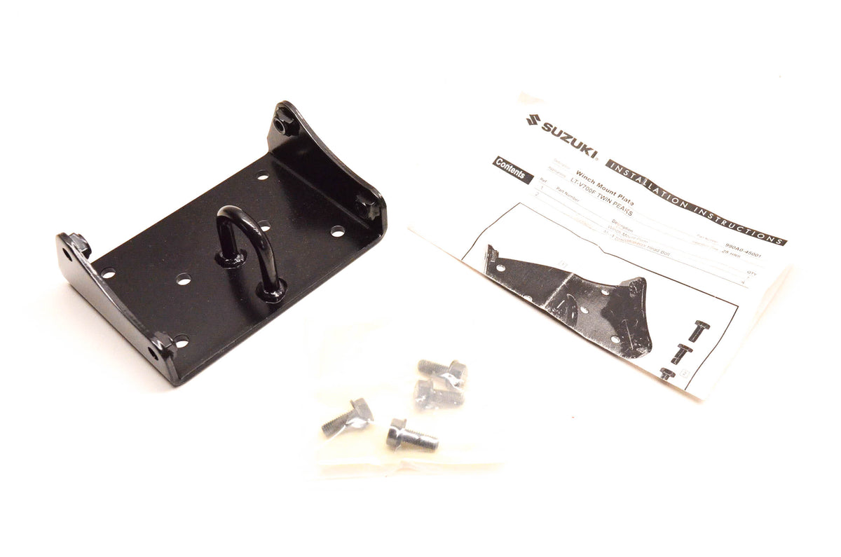 New OEM Suzuki 990A0-45001 Winch Mount Plate Kit NOS