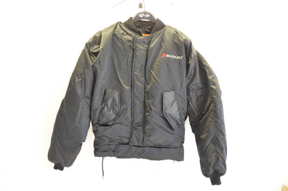 Schott Large Black Suzuki Riding Jacket With Vest NOS